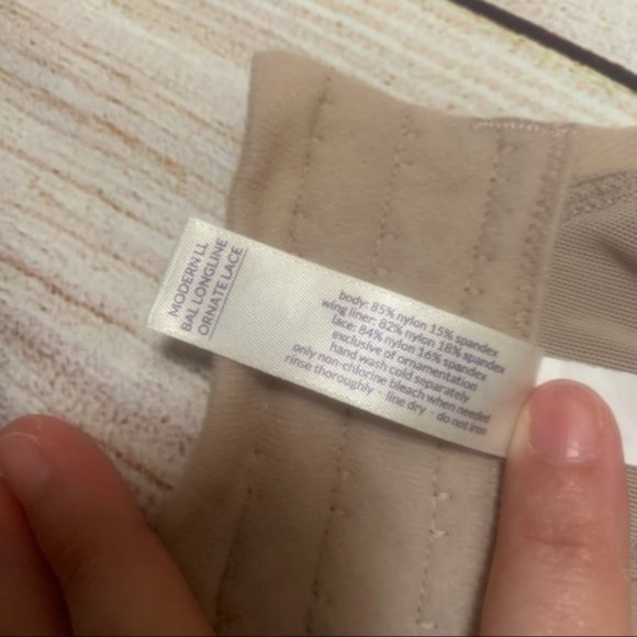 Cacique modern lace beige bra 44DDD - Picture 2 of 7